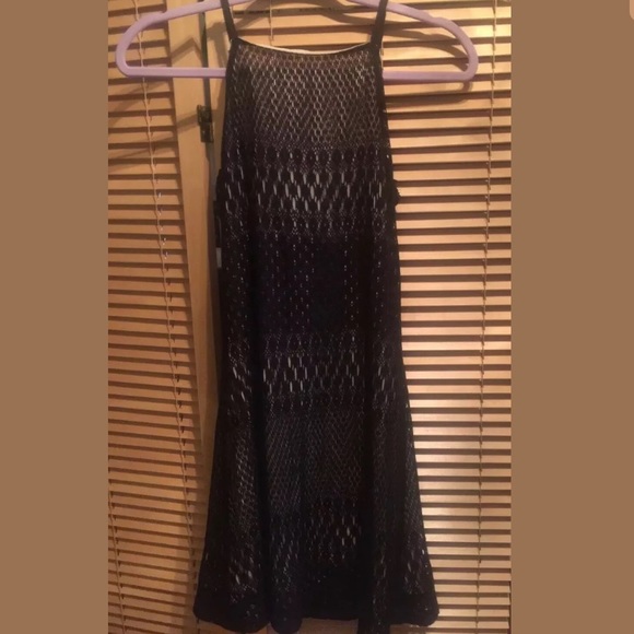 Hugo Buscati Dress Lace Lined Black Size XS - Picture 1 of 8